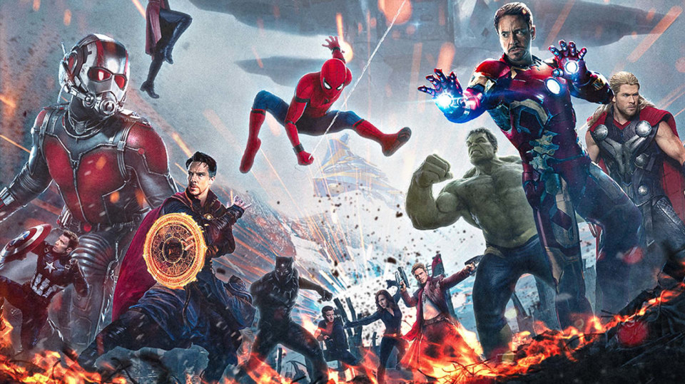 Fanouškovský plakát Avengers: Infinity War